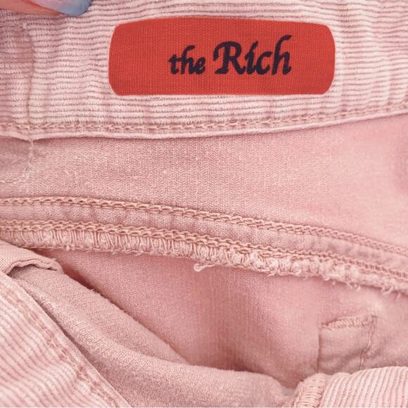 Ag Adriano Goldschmied The Rich Y2K Pink Corduroy Micro Mini Skirt Size 28 - Picture 6 of 8